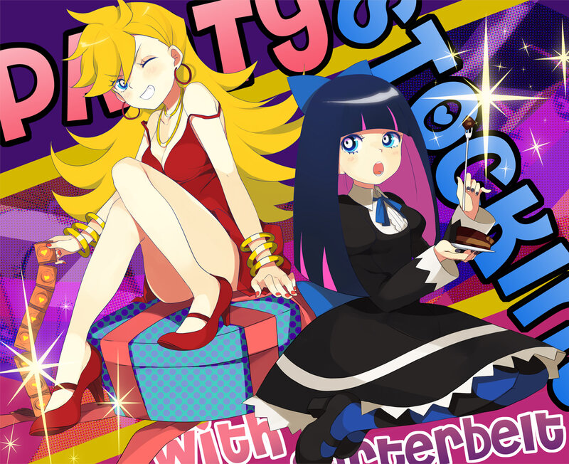 anime girls at a party