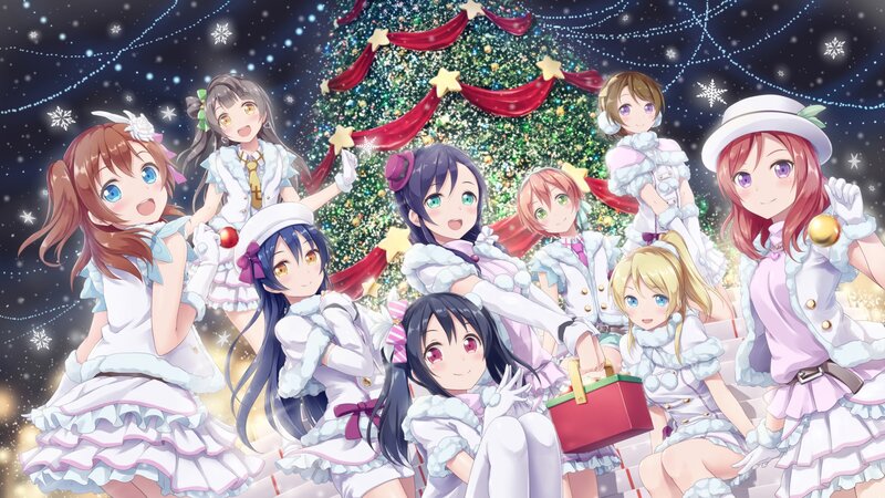 Anime Girls at Christmas