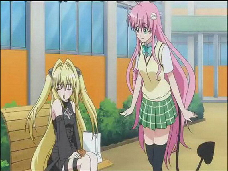 anime girls at school