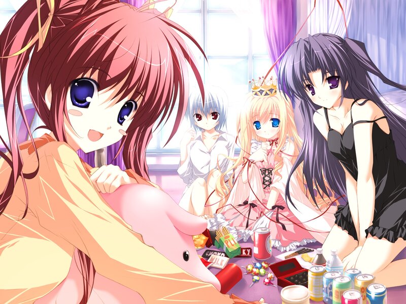 Anime Girls at Sleepover