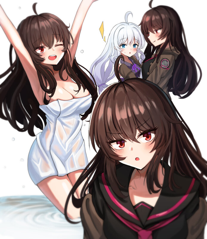 Anime Girls at Water