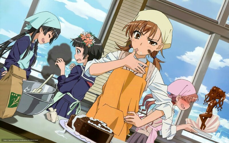 Anime Girls Baking — Blue, Chaotic