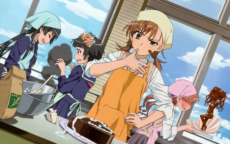 Anime Girls Baking — Blue