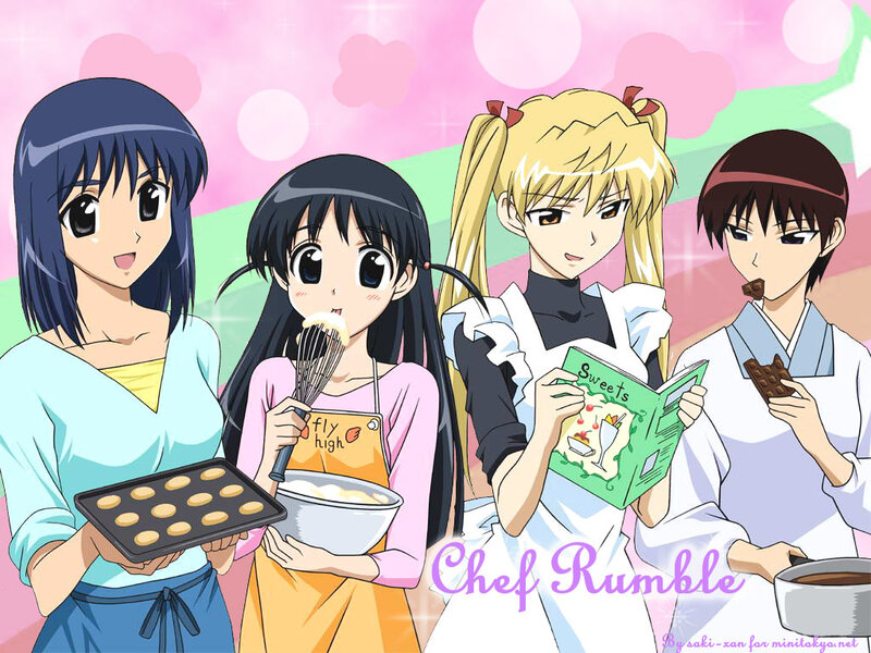 Anime Girls Baking — Pink