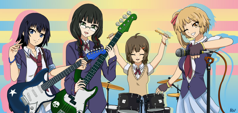 Anime Girls Band — Yellow
