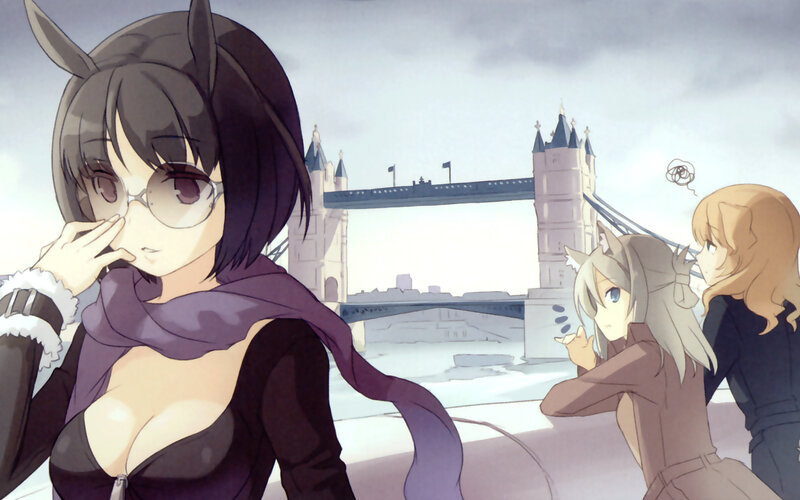 Anime girls by Tower Bridge
