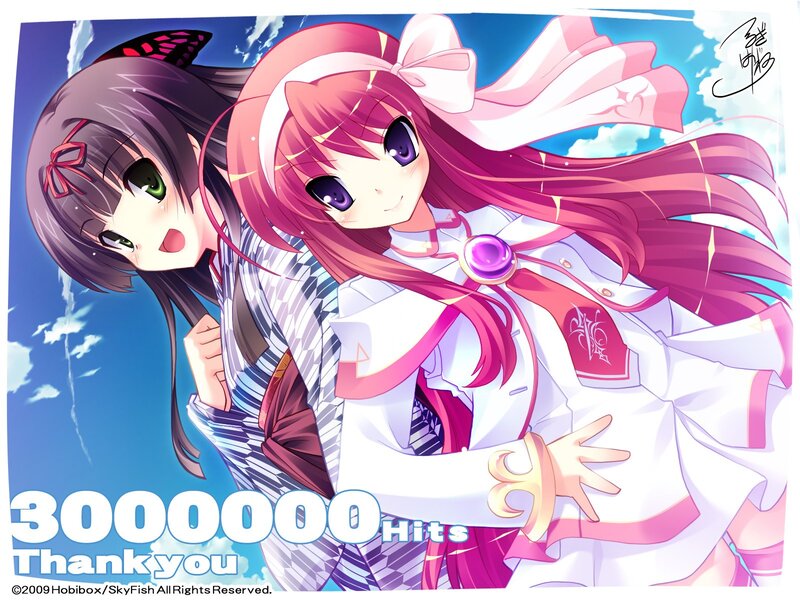 Anime girls celebrate milestone