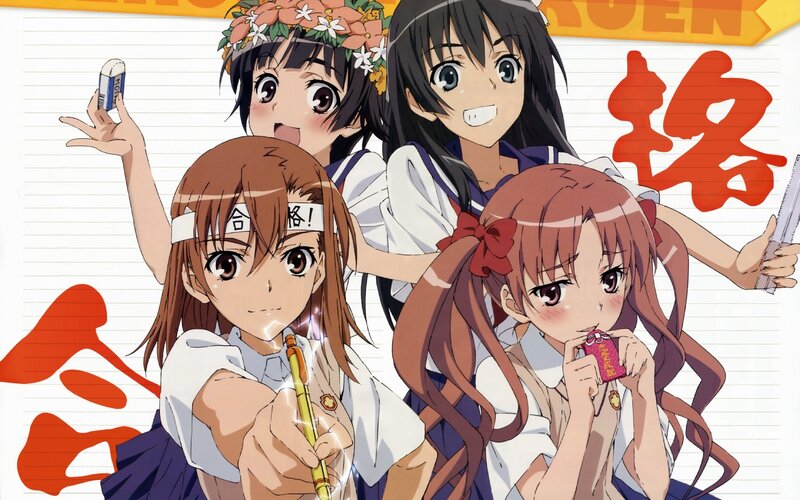 anime girls celebrating success