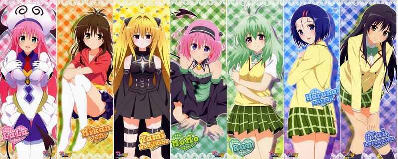 anime girls character lineup