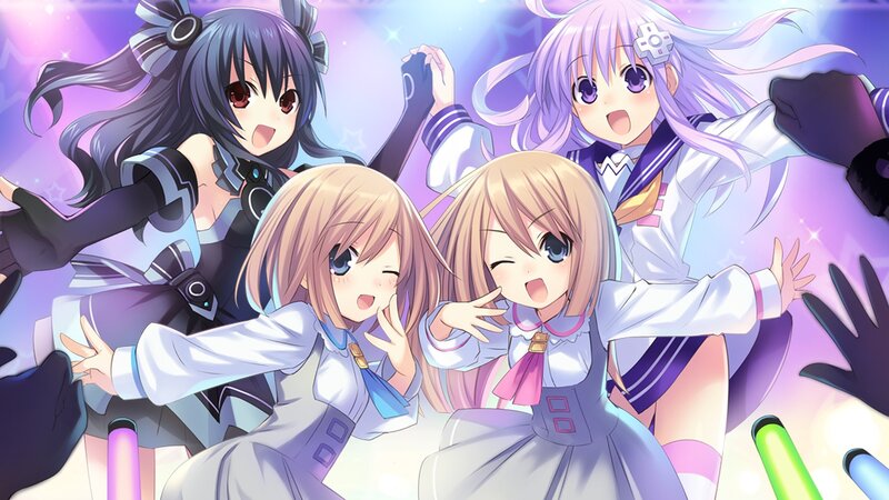 anime girls dancing together