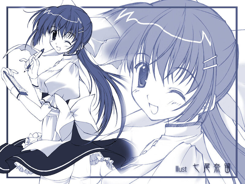 Anime girls drawing