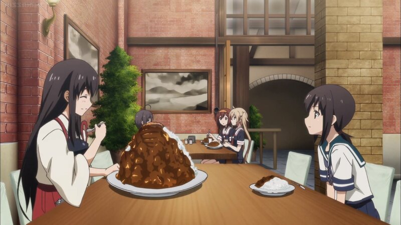 Anime Girls Eating Curry
