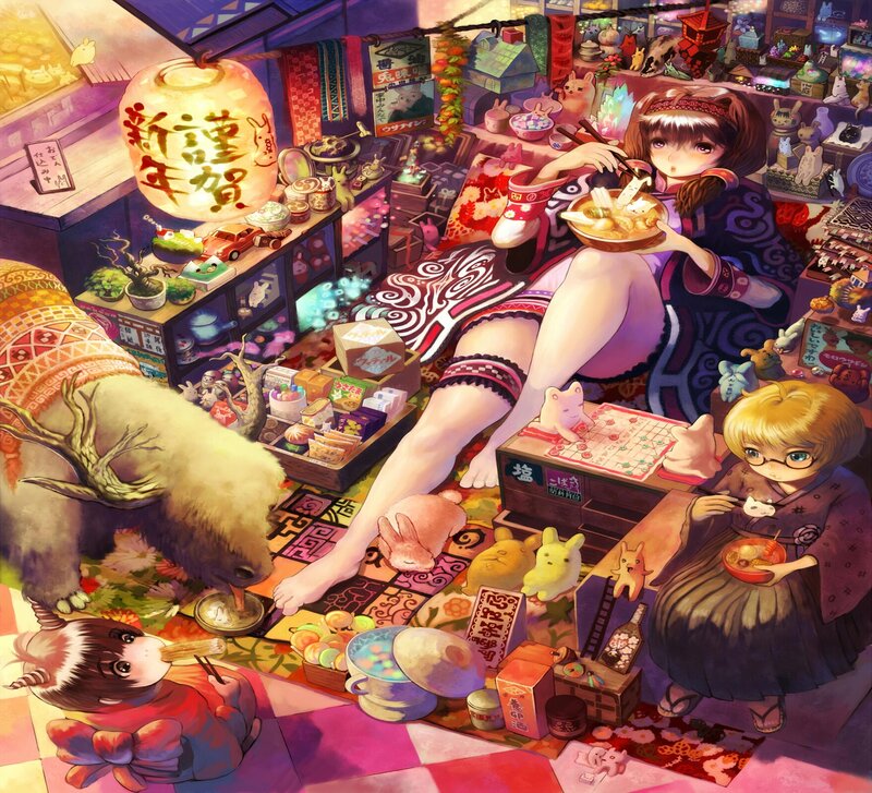 Anime Girls Eating