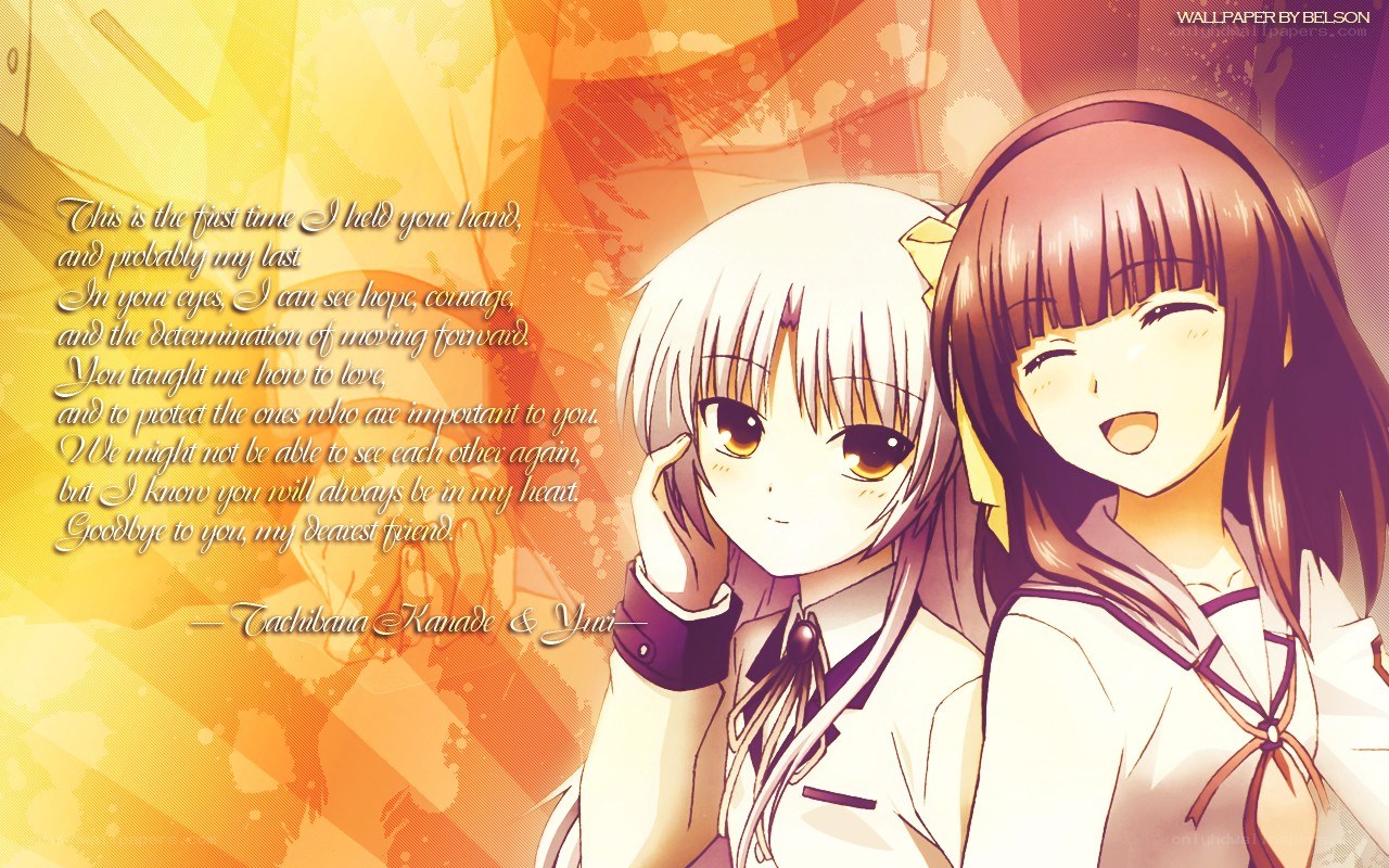 anime girls farewell
