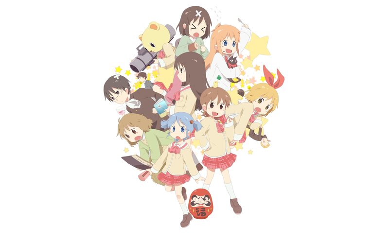 Anime Girls Group — White