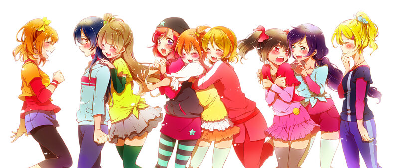 Anime Girls Group — Yellow