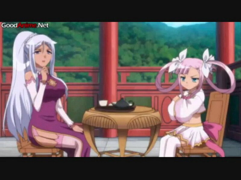 anime girls having tea