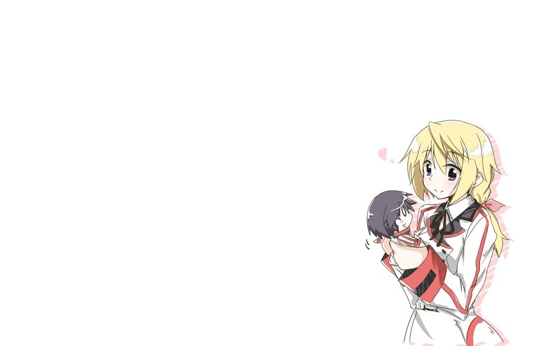anime girls hugging