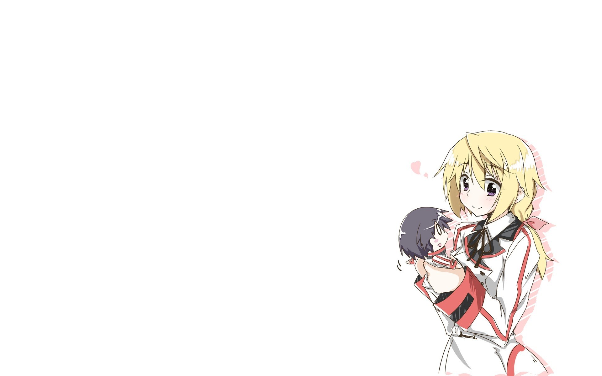 anime girls hugging