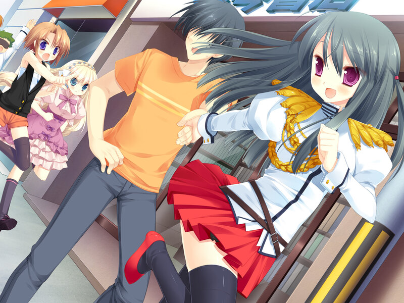 Anime Girls in a Crowd