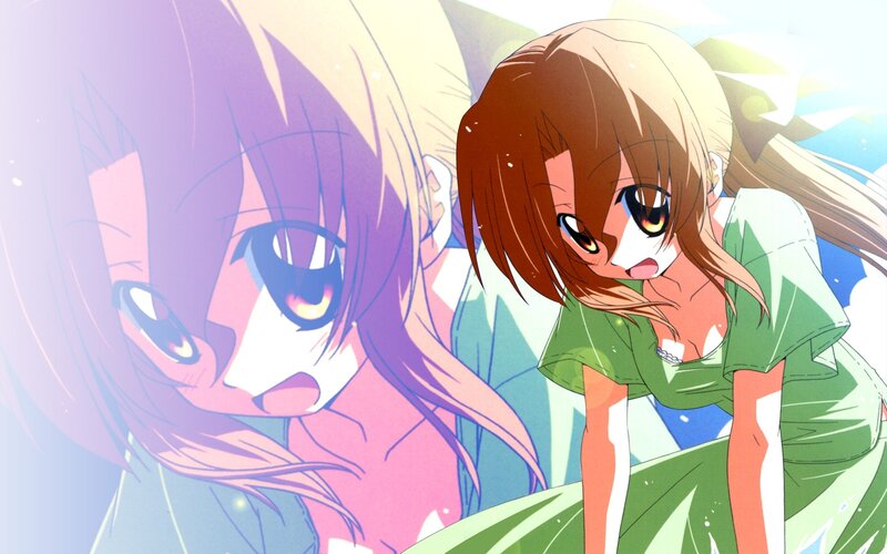 anime girls in a dreamy scene