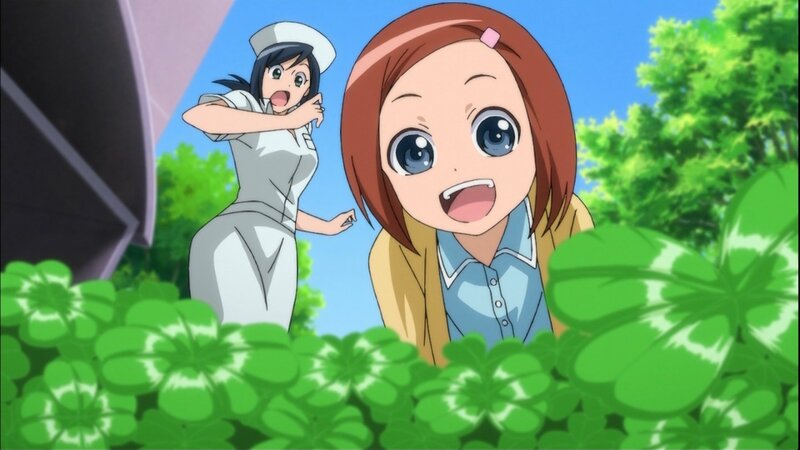 anime girls in a garden