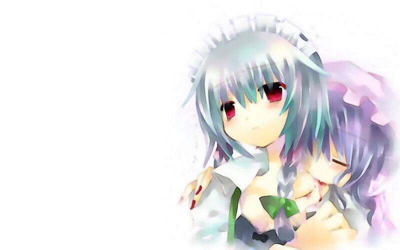 anime girls in a hug