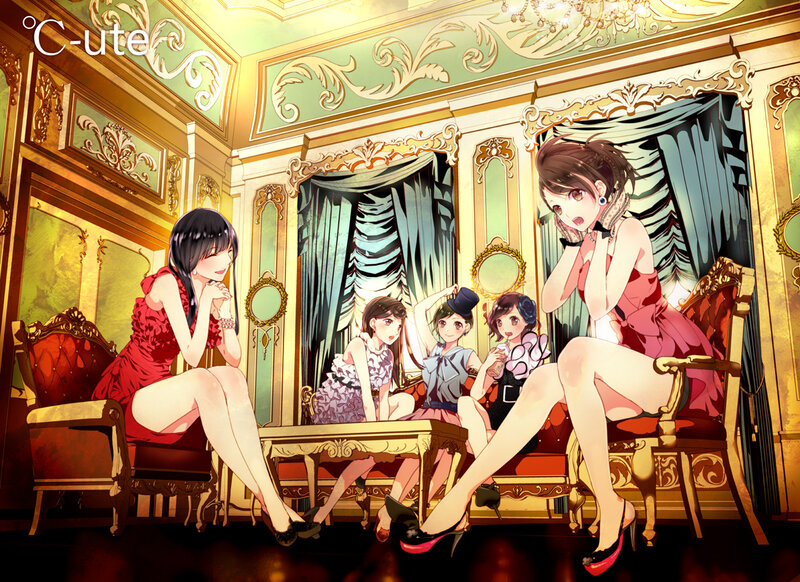 Anime Girls in a Parlor