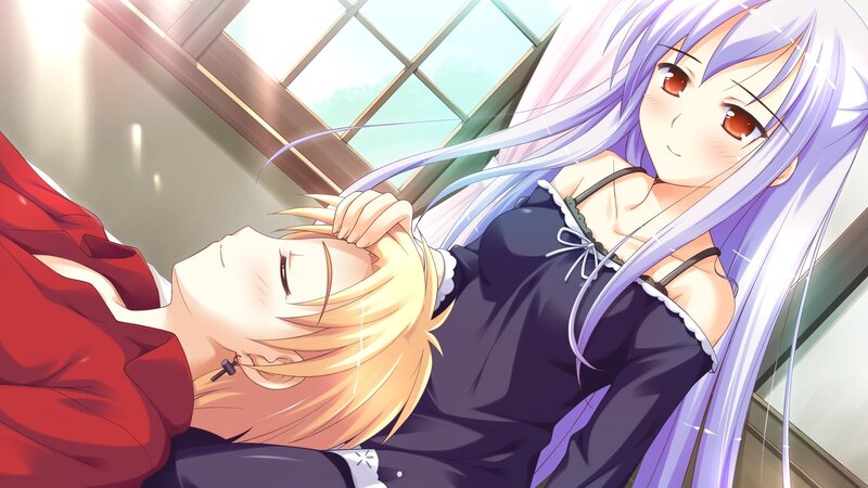 Anime girls in a quiet moment