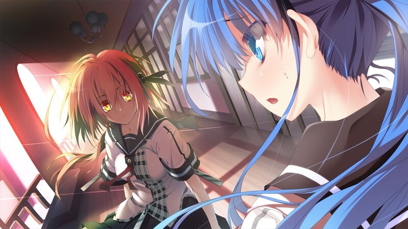 Anime girls in a room