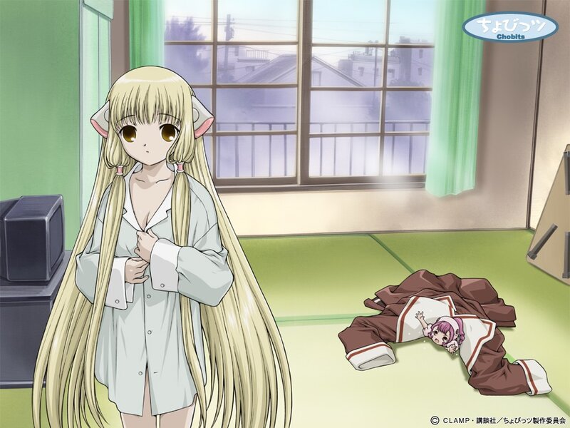 Anime girls in a room