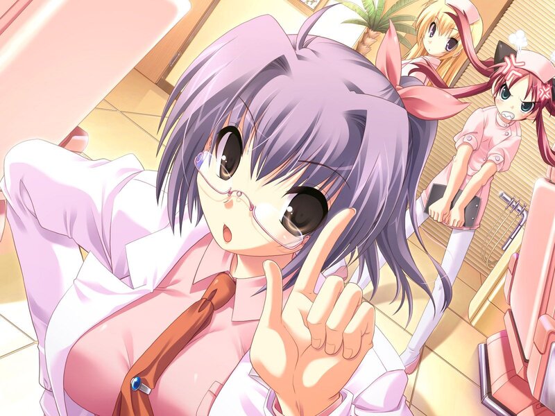 anime girls in a room