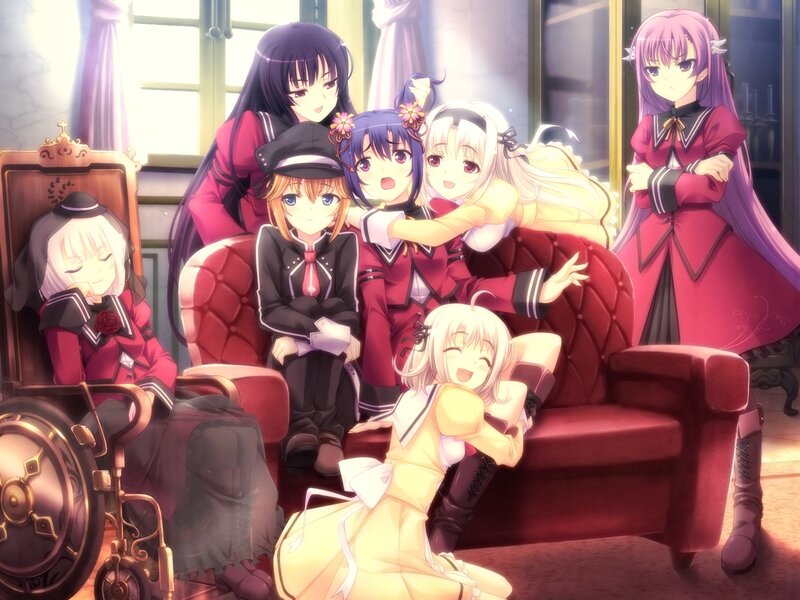 Anime Girls in a Room — Red