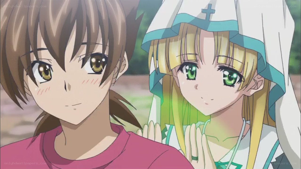 anime girls in a scene