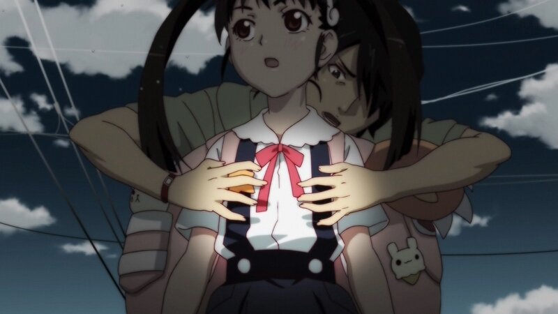 anime girls in a tight embrace