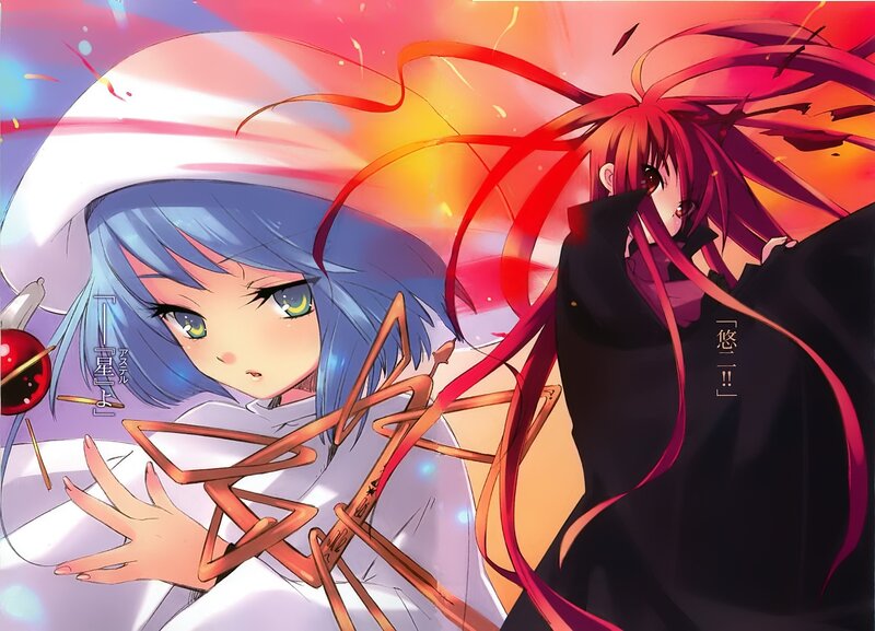 Anime girls in action