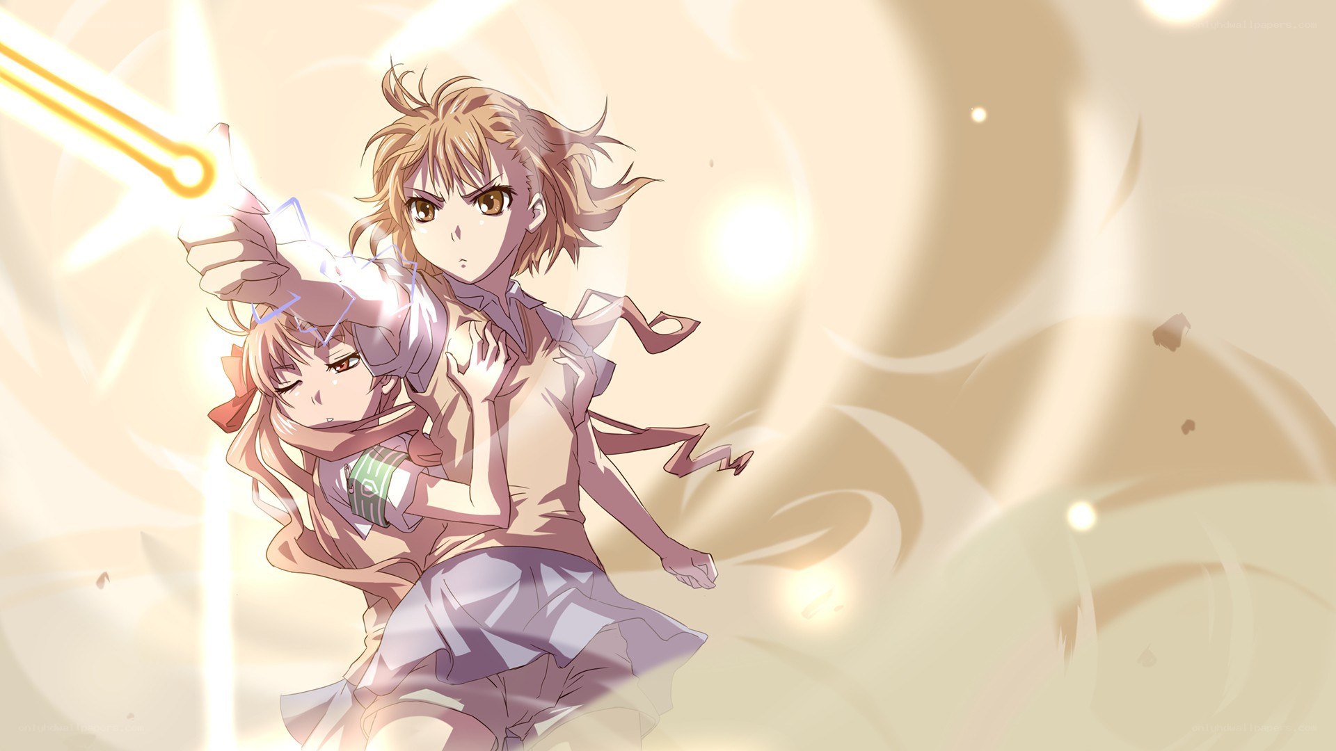 anime girls in action