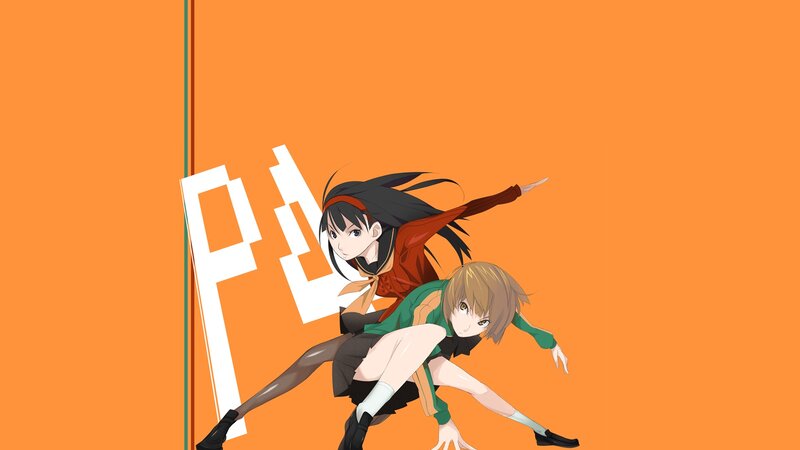 anime girls in action pose
