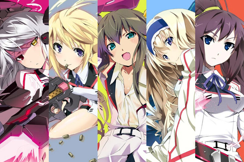 anime girls in action poses