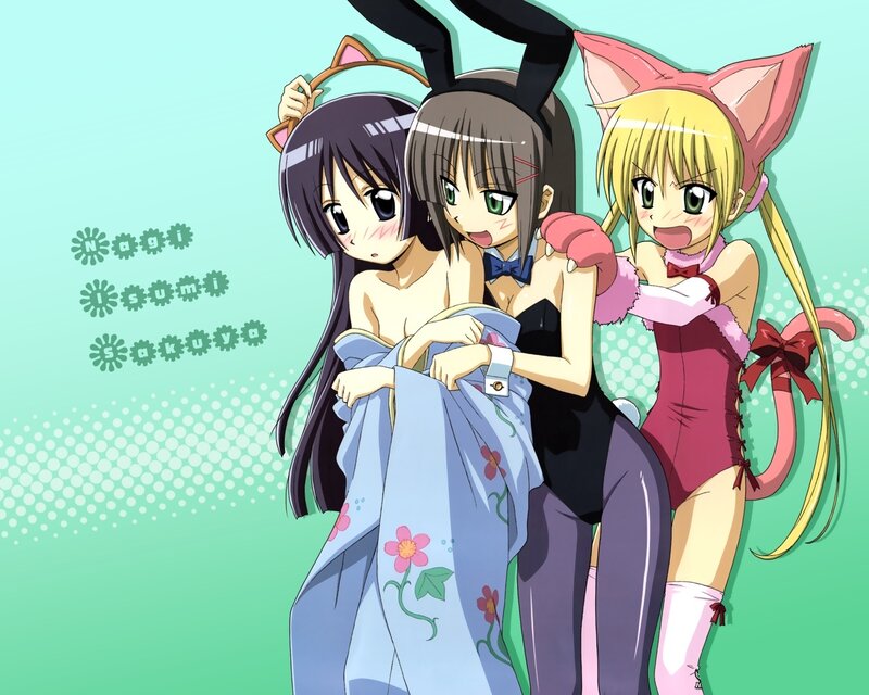 Anime girls in animal costumes