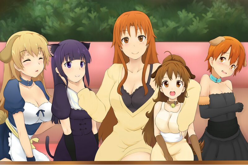 anime girls in animal ears