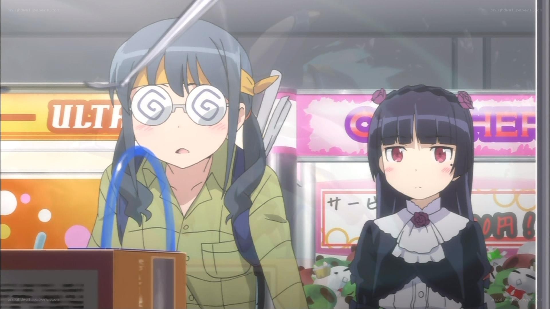 Anime girls in arcade