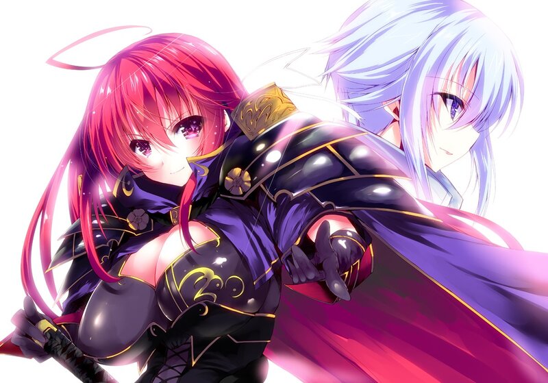 anime girls in armor