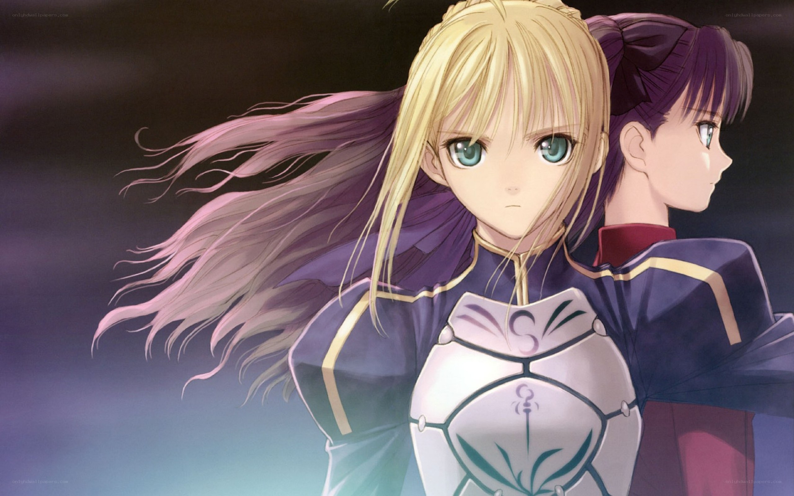 anime girls in armor