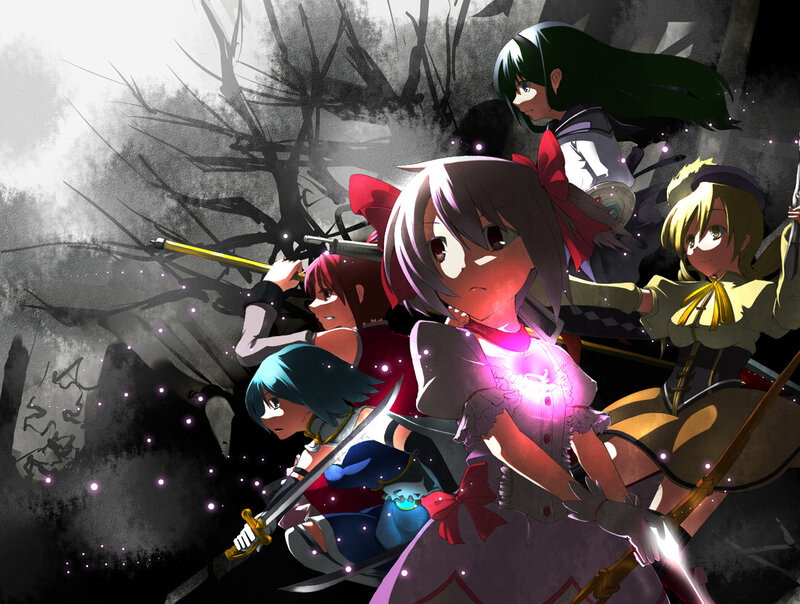 anime girls in battle