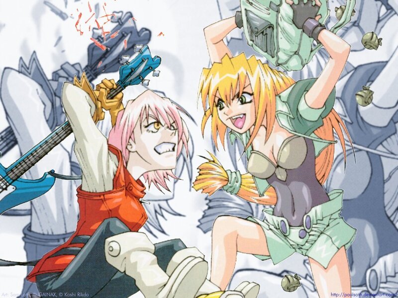 Anime girls in battle