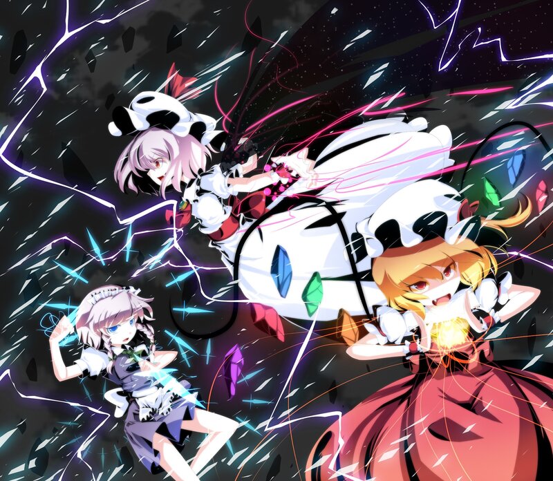 Anime girls in battle