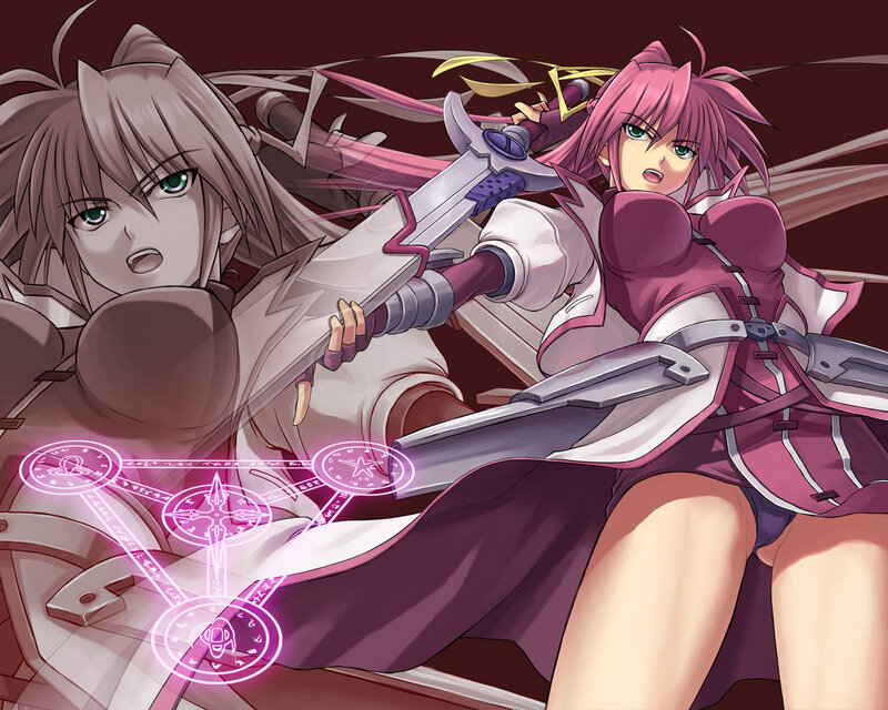 anime girls in battle
