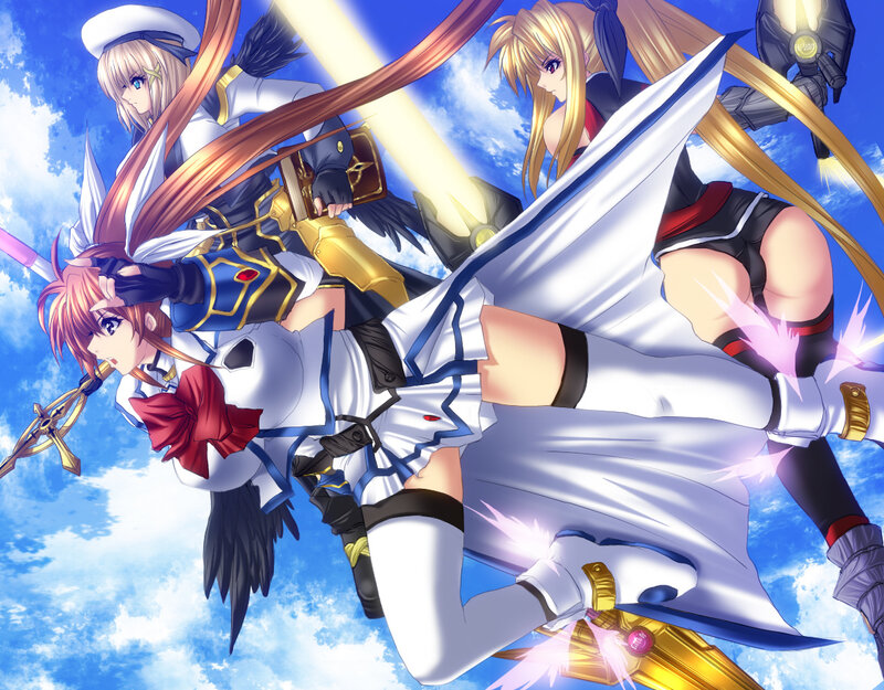 anime girls in battle