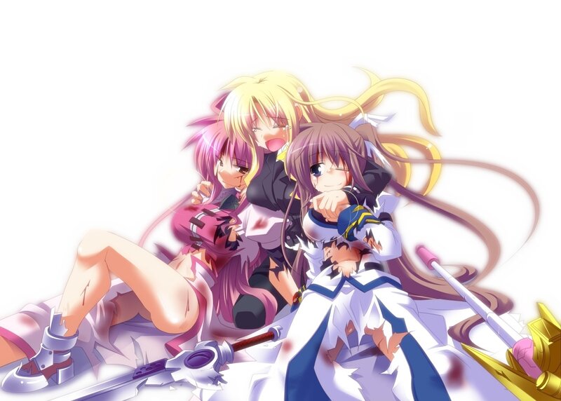 anime girls in battle aftermath